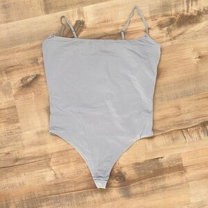 SKIMS Fits Everybody Cami Thong Bodysuit in Moonstone